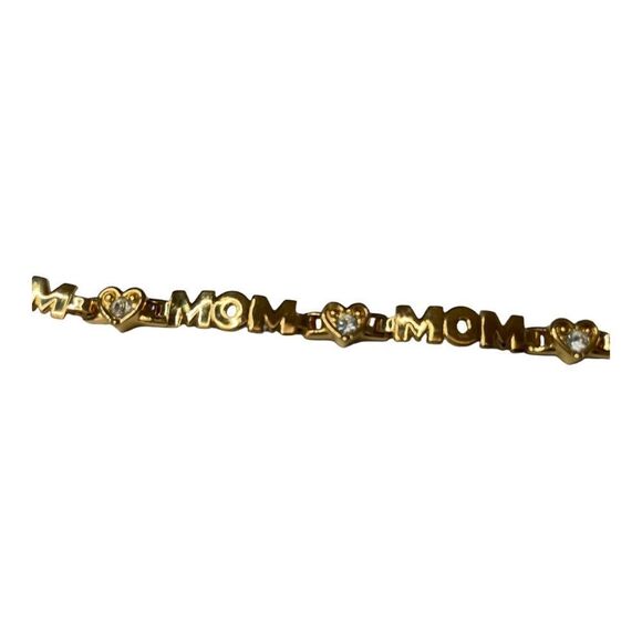 MOM HEART GOLDTONE BRACELET - Picture 3 of 4